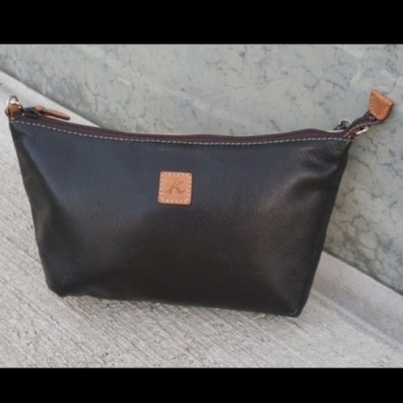 New Kitamura Sm Shoulder Mini Leather Brown Clutch - Picture 1 of 8